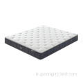 Matelas de mémoire d&#39;éponge de ressort ensaché naturel doux de grande taille de reine matérielle faite sur commande